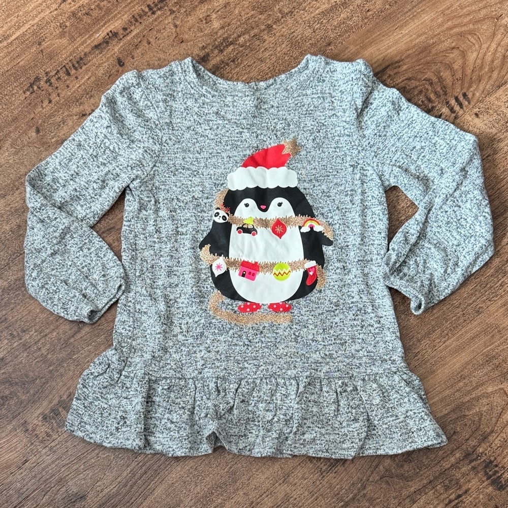 Gray Penguin Kids Top size 4t